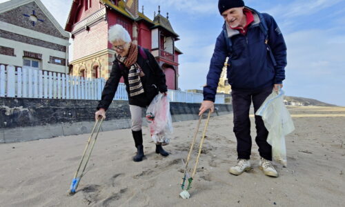 Ramassage des déchets sur la plage