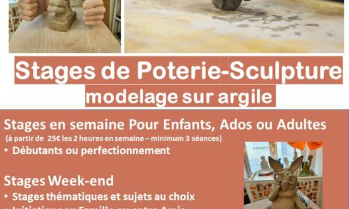 Les samedis de printemps à l’atelier