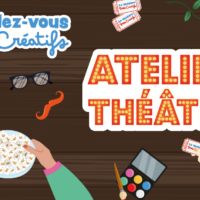 Les rendez-vous des p’tits créatifs : un atelier théâtre pour les enfants.