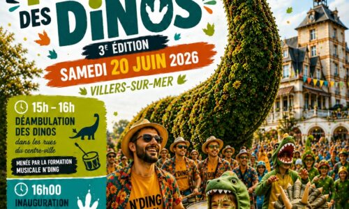 Déambulation des dinos et ginguette des commerçants