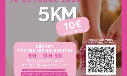 Marche rose du marais de Blonville/villers